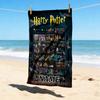 Custom Name Magic Quest Stylish Digital Printing Beach Towel Quick‑Drying Absorbent Blanket for Beach Pool Gym Travel