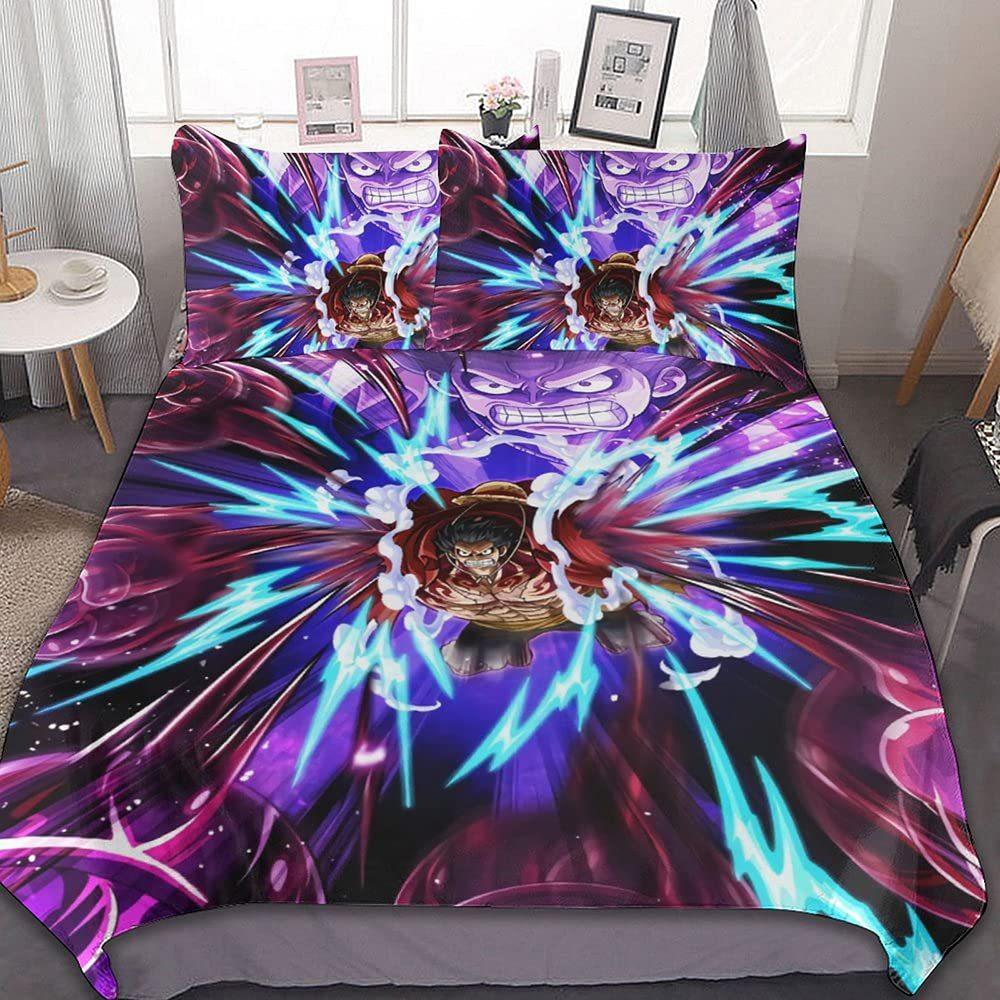 Animation Soft And Comfortable Bedding Three-Piece Quilt Cover