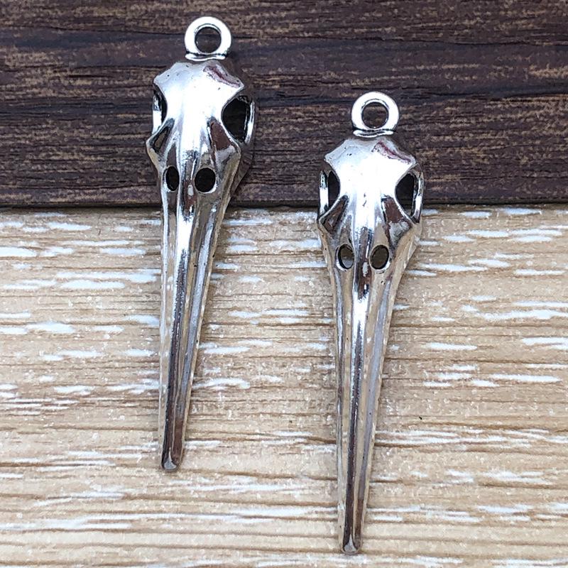 Antiker Silberlegierung Spinnennetz Anhänger Charm - Halloween DIY Schmuckzubehör