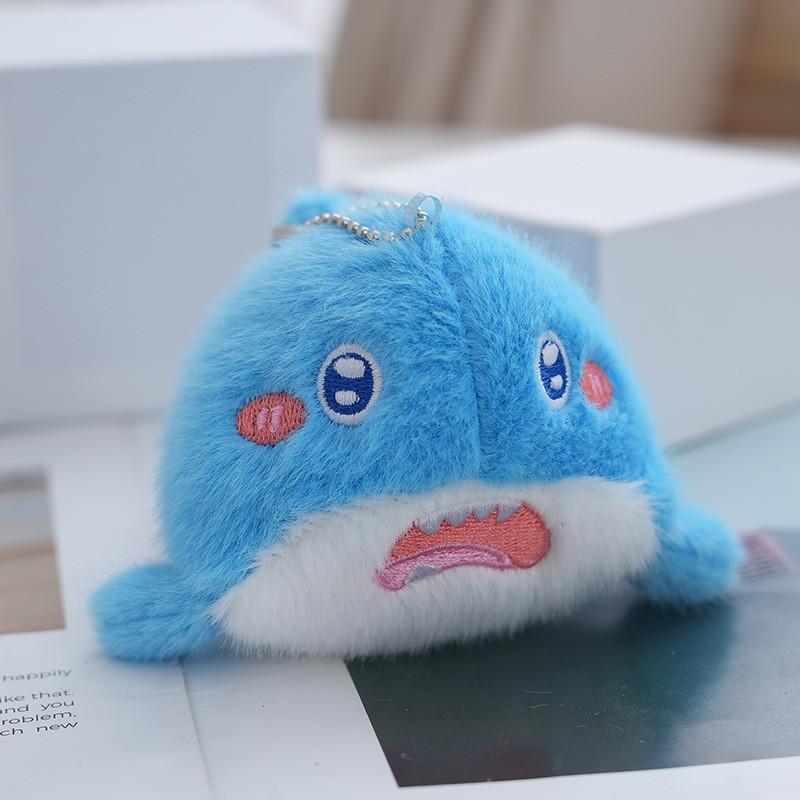 Entzückender Niedlicher Plüsch Ozeantier Quallen Schlüsselanhänger Weiches Spielzeug für Taschen