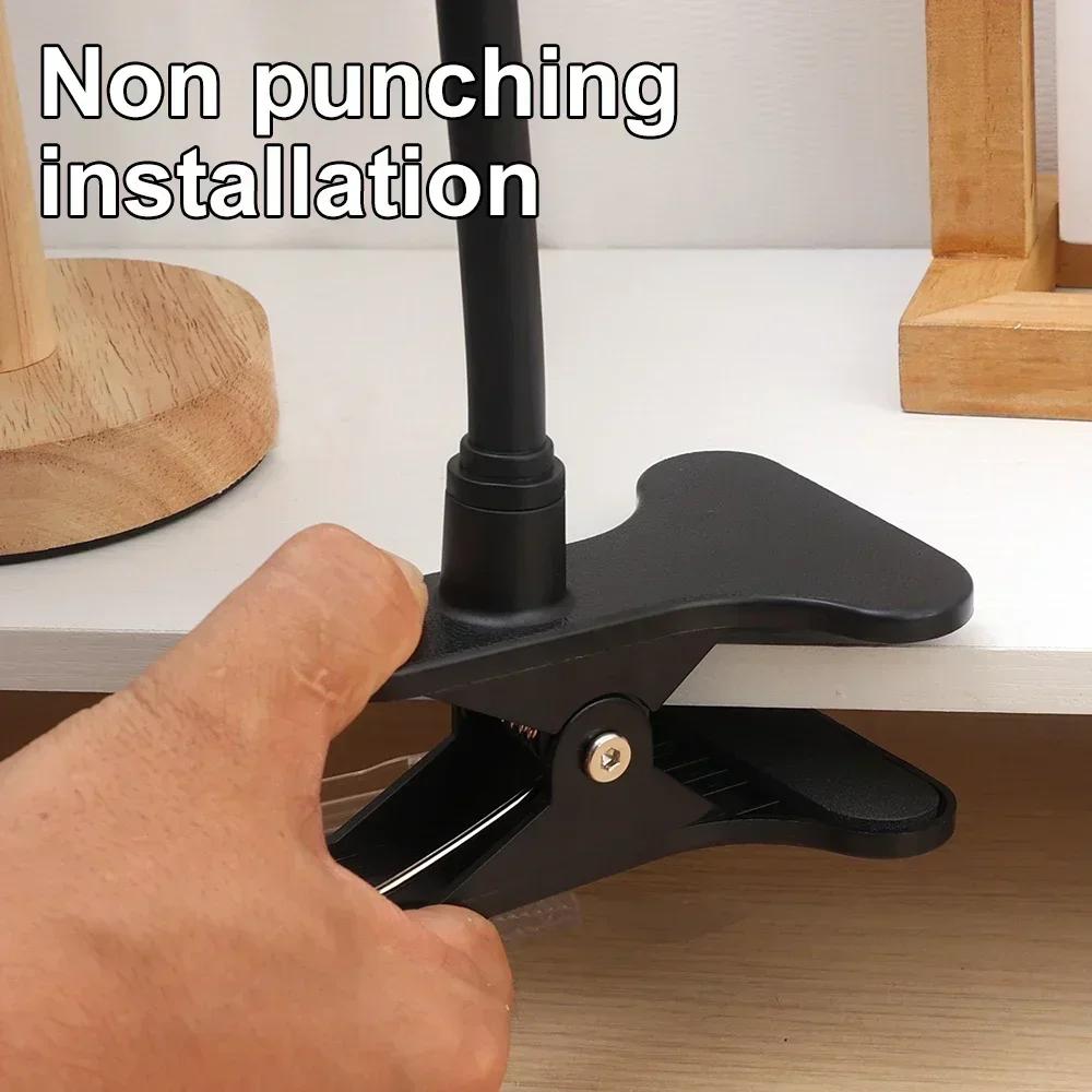 Tragbare Flexible Kamera Klemme Halterung Babyphone Halter Webcam Ständer Stanzfrei Biegsame Halterung mit Klemme