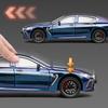 1:24 BMW M8 High Simulation Alloy Car Model Sound and Light Pull Back Die Cast Children's Toy Collectibles Birthday gift