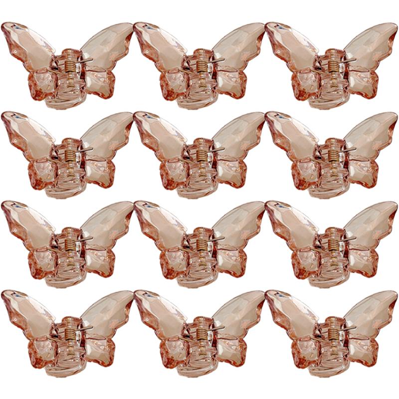 Jelly Colour Butterfly Hair Clip Women Korean Girl Group Fashion Shark Clip Hair Accessories