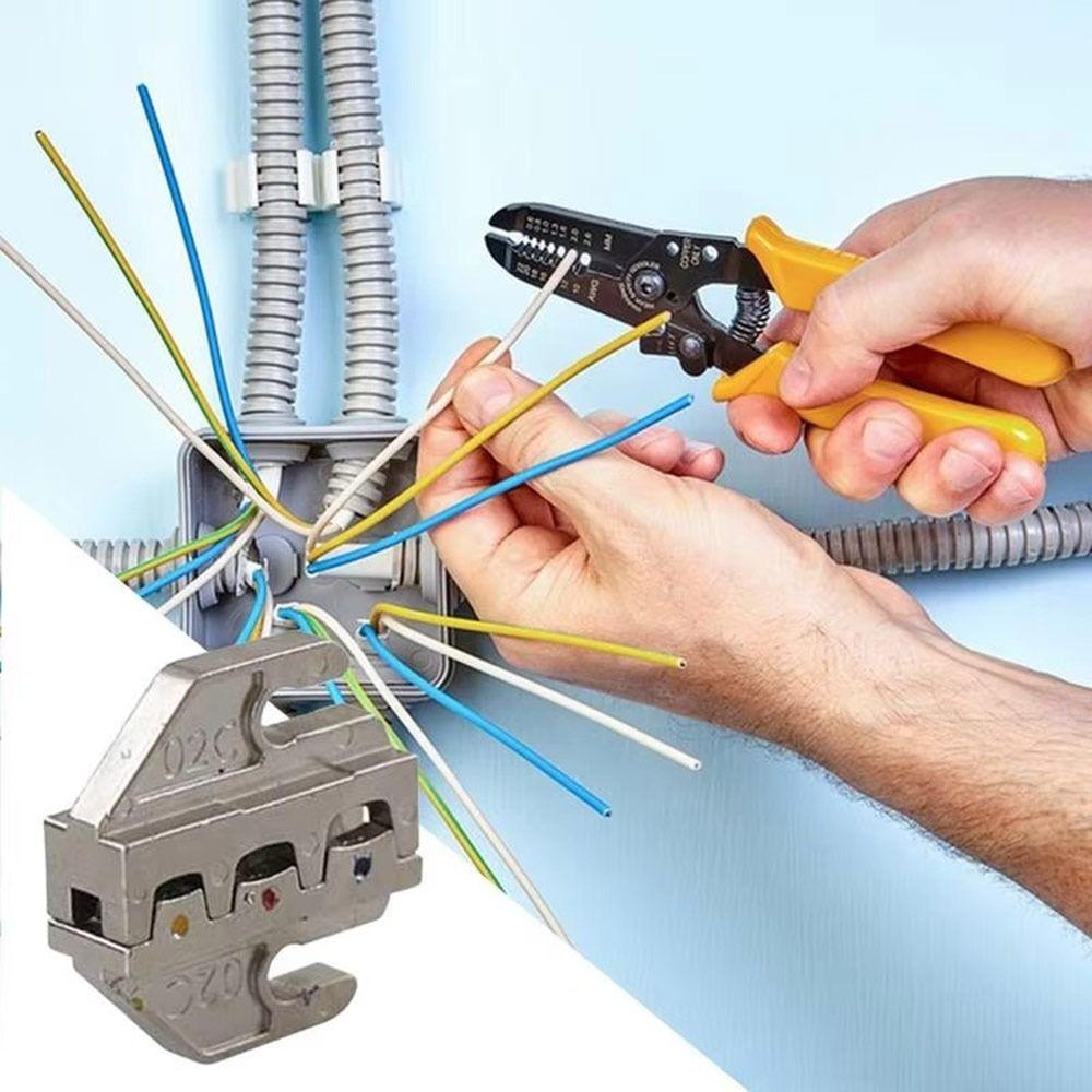 Replacement Crimping Tool 4mm Slot Wire Crimper Jaws High Quality Jaw Tool  for Crimping Terminals