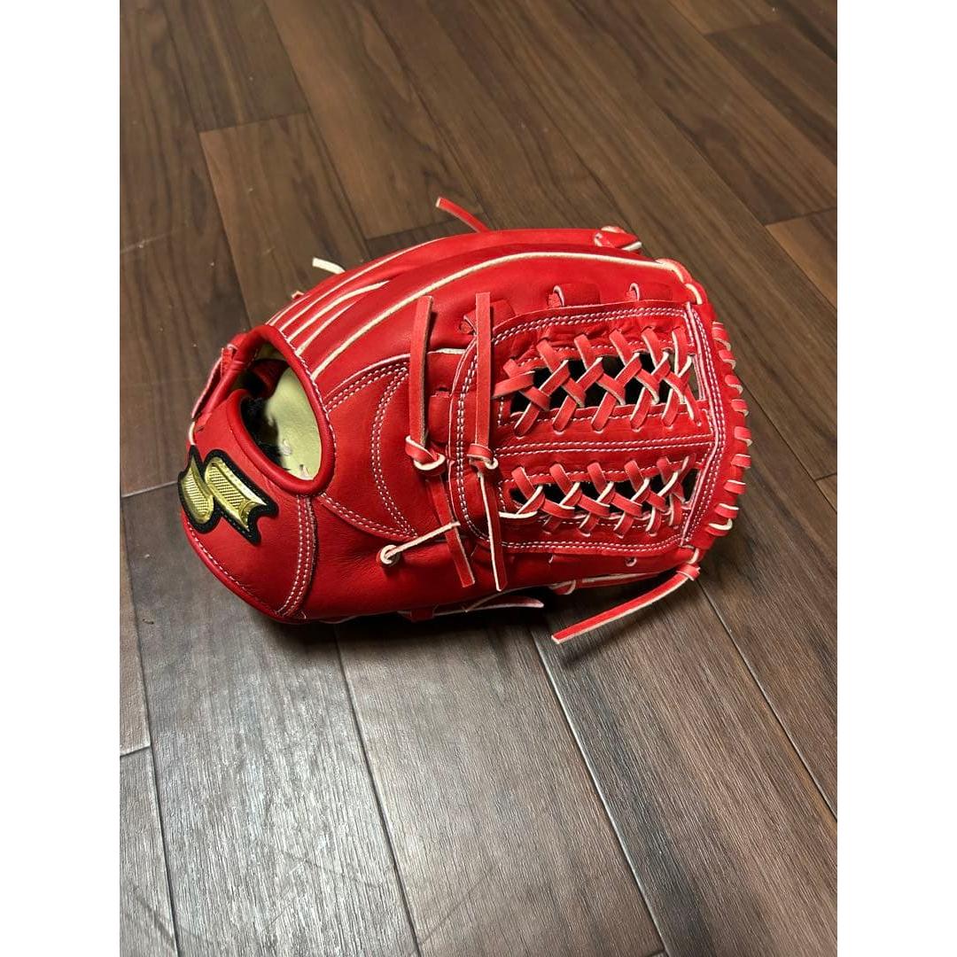 Used SSK Soft Baseball Glove B Orange Infield 6L