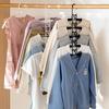 Space-Saving Children's Hangers: Multifunctional Baby Clothes Drying Rack with Hooks.