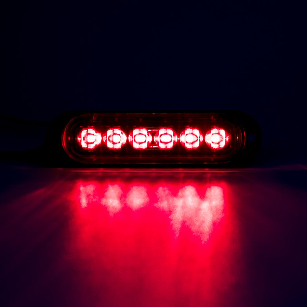 4/10pcs 6 LED 12V -24V External Side Marker Warning Tail Light Clearance Lamp Light Bar Car Truck Trailer RV Lorry Caravan ATV Bulbs 7