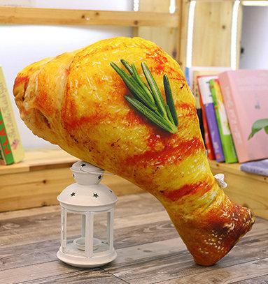 60-110CM Cartoon Real Life Food Plush Toy Chicken Chick Wing Drumstick Fried Pillow Cushion Birthday Friend Gift