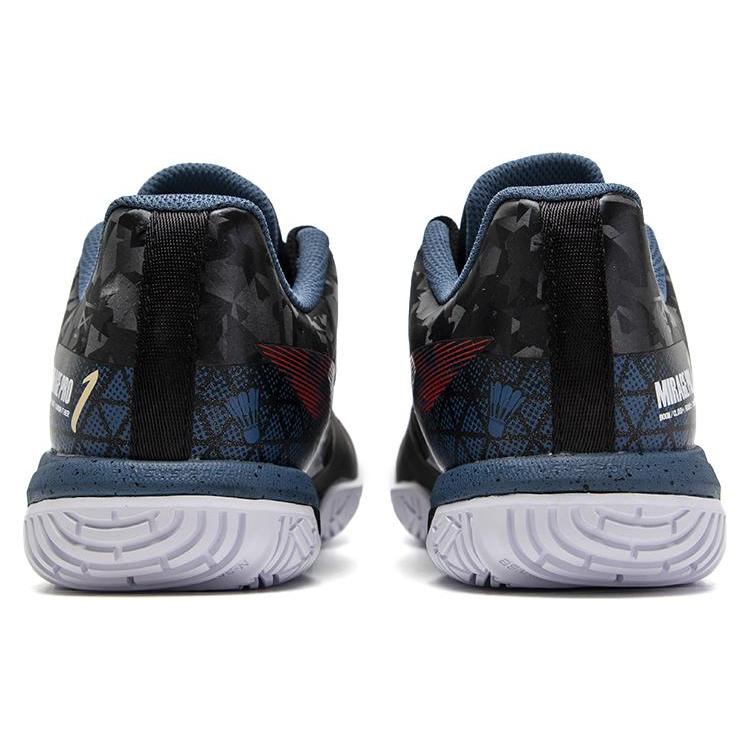 Li Ning Shadow Speed Pro Rubber Slip Resistant Low Top Badminton Shoes Unisex Black AYAT013-4