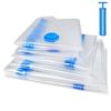AIMOONSA 6 Pieces Vacuum Seal Bags - 2×100×80, 2×80×60, 2×60×40 Cm, PE+PA, 80% Space Saving