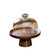 Japanese-style Acacia Wood High Foot Cake Plate Wooden Tray Decoration Wedding Dessert Plate Home Fruit Snack Tray Home Decor