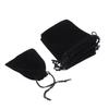 10Pcs Eyelash Pattern Drawstring Gift Bags Black 9x12cm Candy Pouch Wedding Favor Jewelry Storage Party Pouch Drawstring Bags