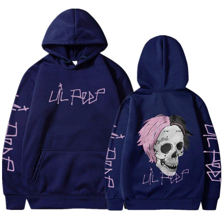 Raper Lil Peep Cry Baby Bluzy Męskie Ubrania Moda Vintage Hip Hop Luźne Bluzy Gotyckie Harajuku Bluzy z Kapturem Streetwear