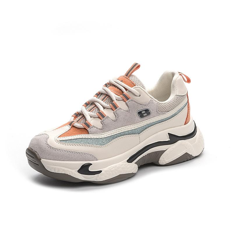 

Туфли Daddy из натуральной кожи, женская осенняя новая летняя обувь, подходящая всем, дышащая, с увеличенным внутренним пространством, модная 40