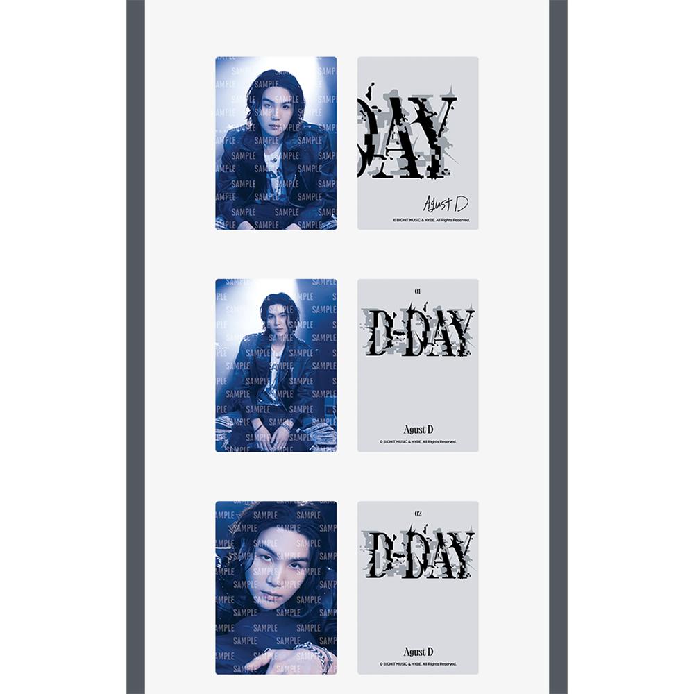 SUGA - D-DAY Turu Fotoğraf Kartı