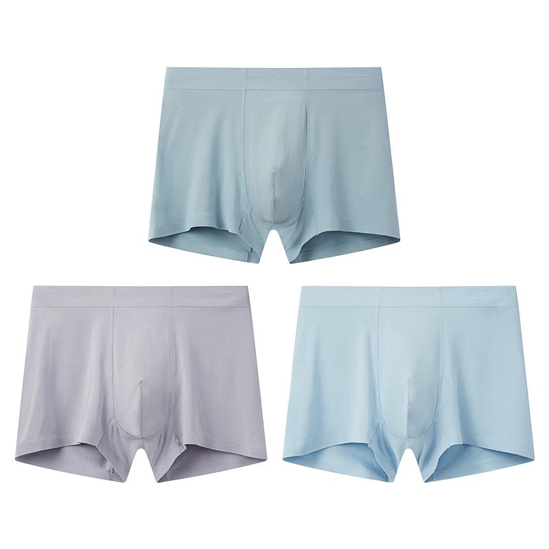 

Мужские боксеры-брифы Shuya 80S из модала Tencel с антибактериальным эффектом 3A (3-Pack) 2XL