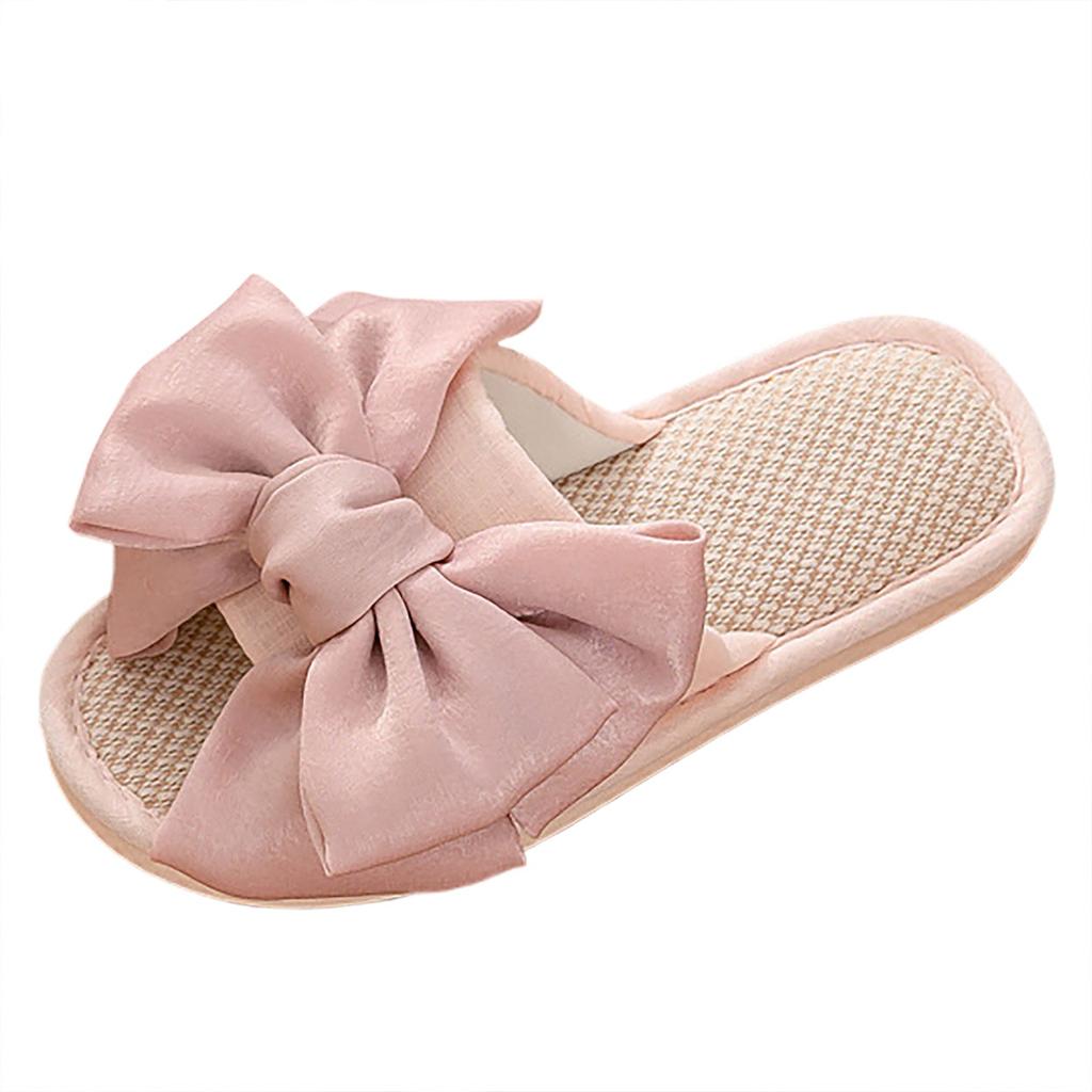 Four Seasons Cute Slippers Home Non Slip Fpir Season Cloth Cotton Colorful Sandals For Women Wedge Slippers Slippers Women Fuzzy