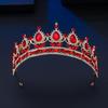 Baroque Wedding Hair Tiara Headpieces Jewelry Crystal Bridal Tiara Crown High-end Rhinestone Diadem Veil Tiaras Birthday Gift