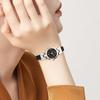 BUREI Women's Watch Analog Quartz Japanese Battery Waterproof Lightweight Slim Cute Fashion Simple Black Leather Belt Commute Business Casual Mother
