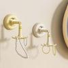 2Pcs Plastic Six Claw Hook Punch-free Cookware Spoon Storage Rack Kitchen Utensil Holder  for Home