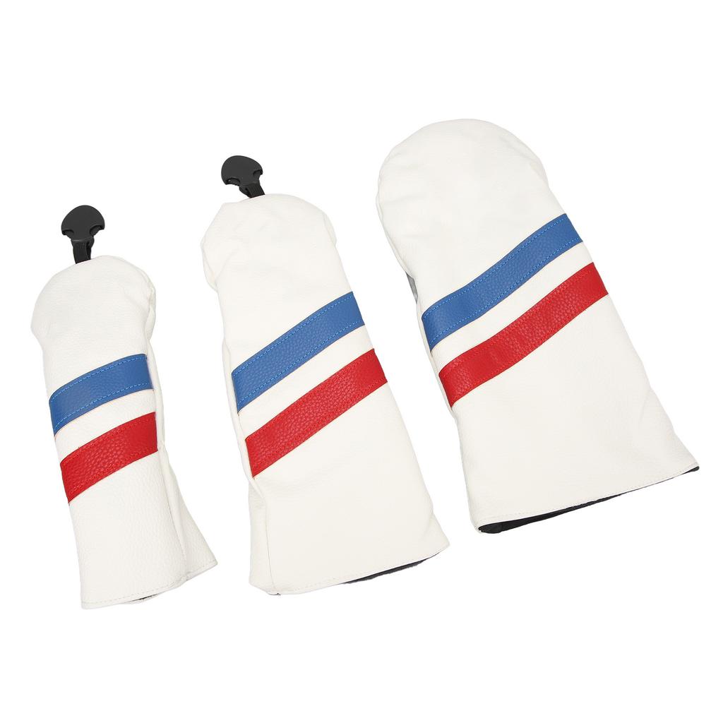 3PCS Golf Club Head Cover for Driver Fairway Woods Headcovers Golf Accessories Hybrid UT Head Covers Set