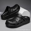 Baotou Summer New Eva Hole Shoes Men Wear Non-slip Slippers Breathable Casual Beach Shoes