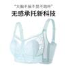 % mulberry silk underwear women's thin big breasts show small breasts, anti-sagging ultra-thin rabbit ear cup, no steel ring bra