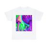 Psychedelic Mushroom T Shirt Art Painting Unisex Adult Nature Tee Rave Hippie