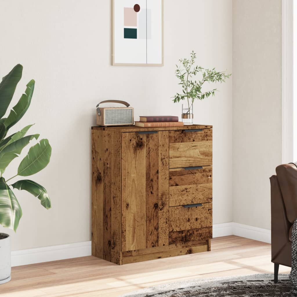 Vidaxl Cabinet, Old Wood, 60X30X70 Cm, Wood-Based Material