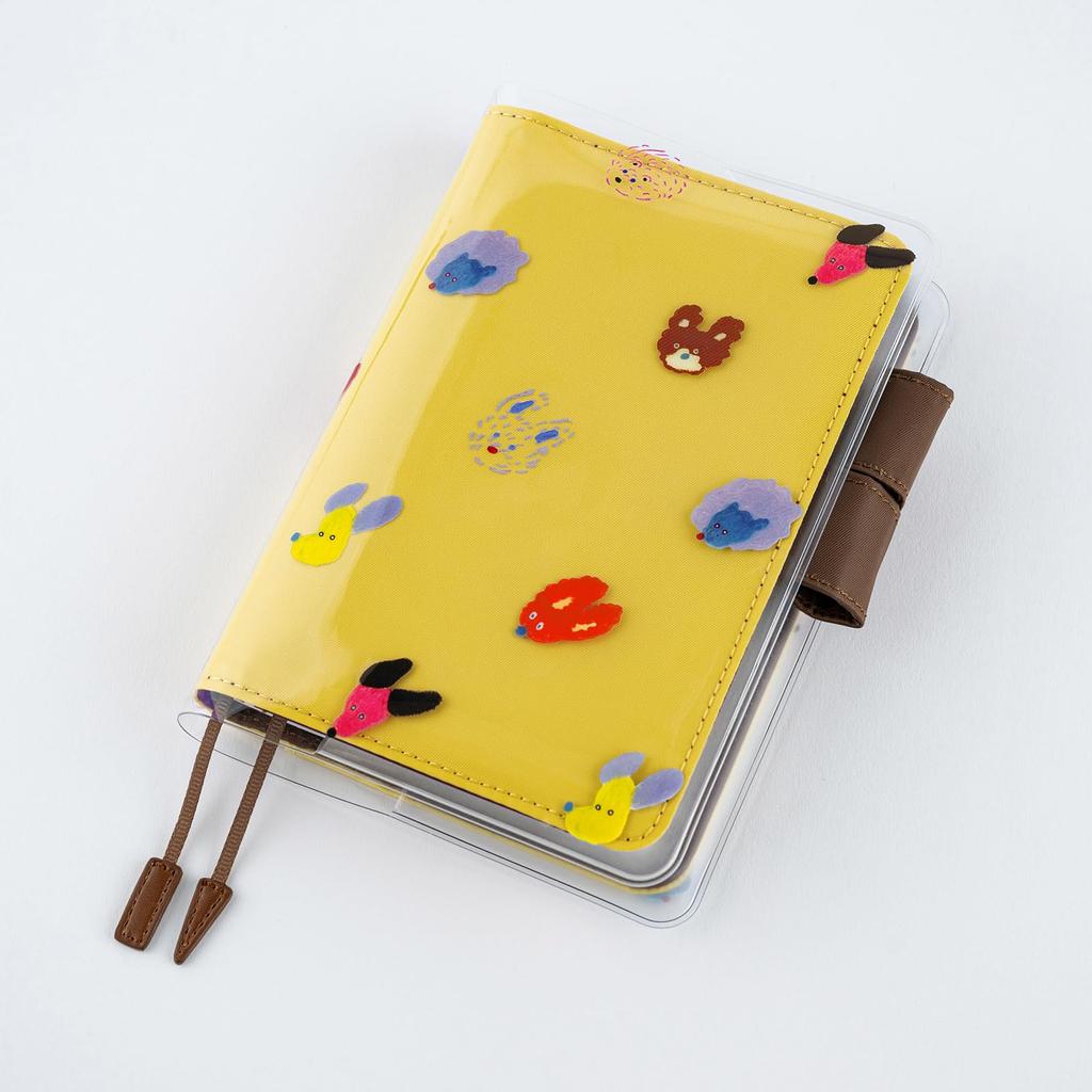 Hobonichi Techo Keiko Shibata Ears Original Size / Cover-on-Cover Wind-Fluttering Dog's