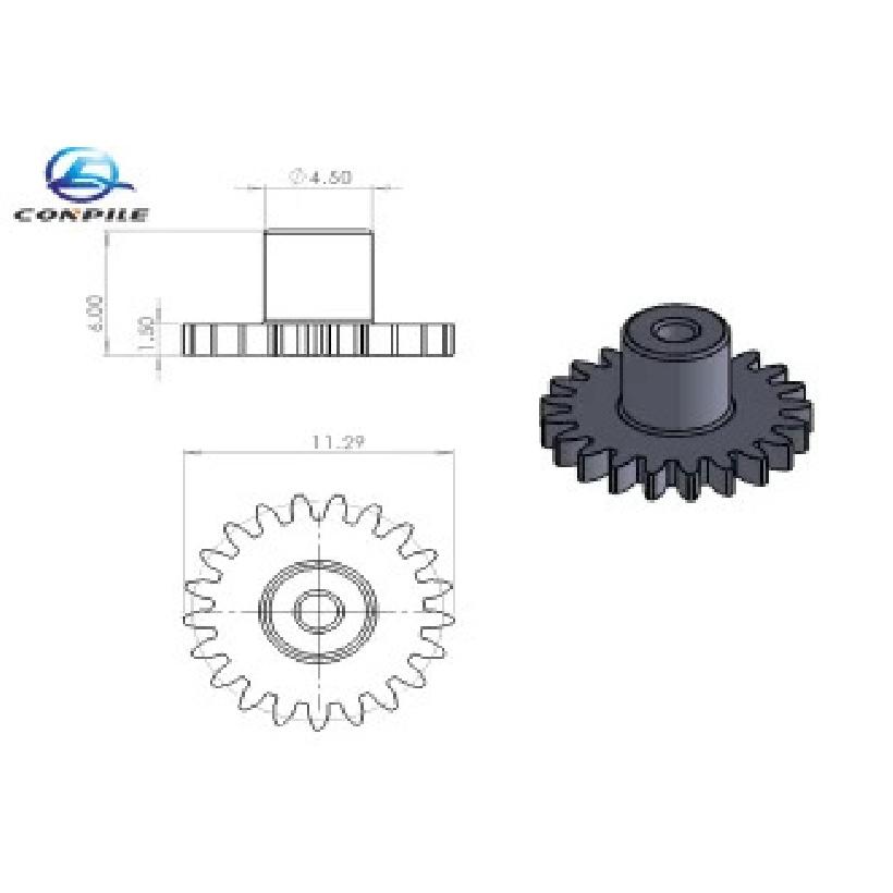 

plastic gear for Sharp GF555 666 8585 6161 6060 stereo cassette deck audio player