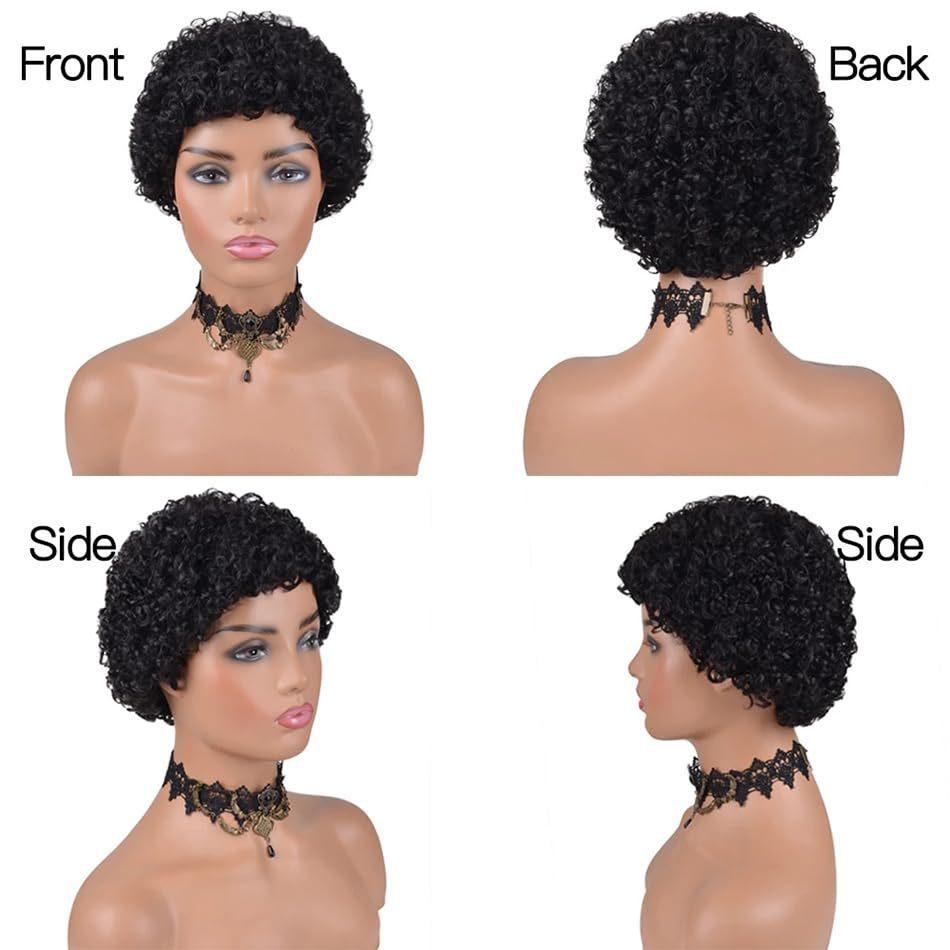 African Curl Fairy Short Synthetic Wig Curly Hair For Black Women Fashionable European Style Curly Hairpiece Perfect For Every Occasion