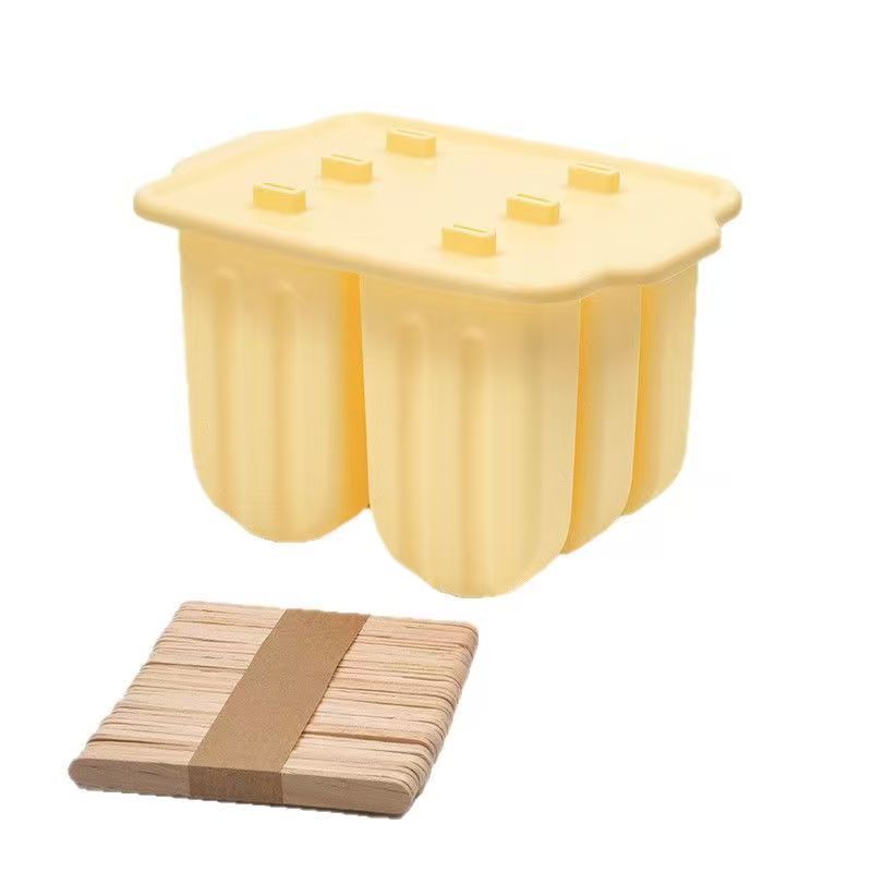 

Silicone Popsicle Mold with Lid, Kitchen Tools & Accessories, Practical Kitchen Items, Easy Release Ice Cream Making Mold