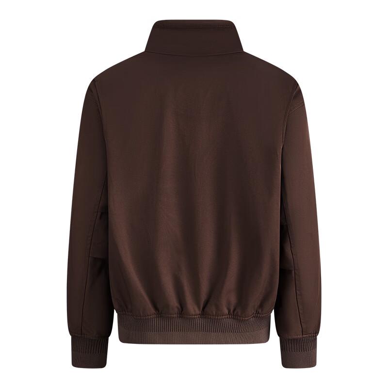 NVG YOUNG Men's Fleece-Lined Windproof Stand-Collar Jacket