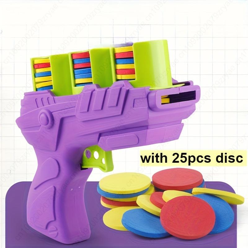 

1/2pcs Toy Carrot Gun, Two Player Battle, Soft Bullet Flying Disc Gun, Outdoor Parent-Youngsters Interactive Shooting фіолетовий