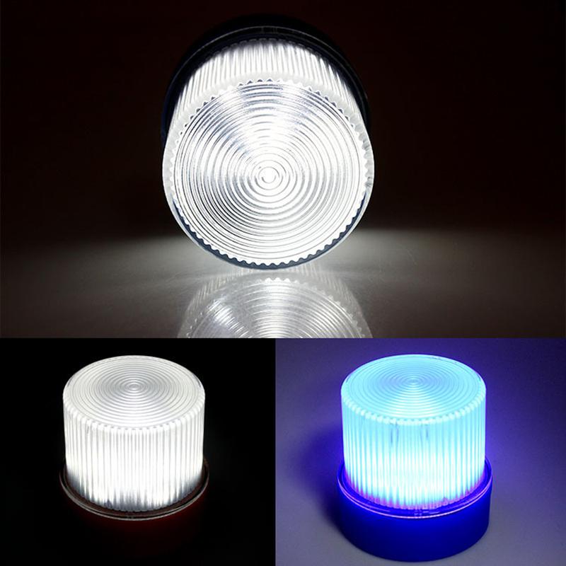 1* Yellow/Red/Blue Multi-function LED Warning Light Two Light Modes Car Flashing Emergency LED Warning Strobe Light Universal