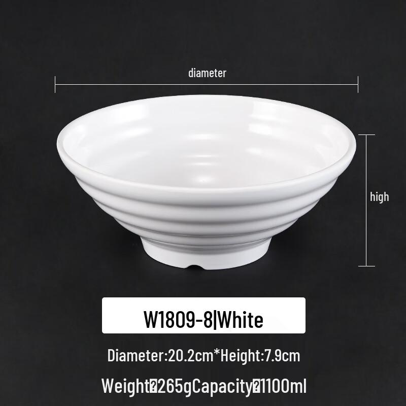 A5 Melamine Commercial Noodle Soup Bowl