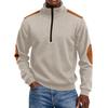 Men's Colorblock Half Zip Stand Collar Sweatshirt Men's Sports Large Size Casual Stand Collar Sweatshirt