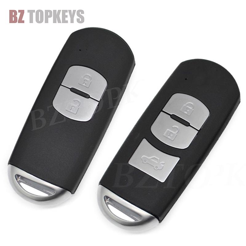 BZTOPKEYS Replacement smart car key shell for Mazda 3 6 CX-3 Axela CX-5 CX-7 Atenza Artz 2/3button Remote key Case Cover