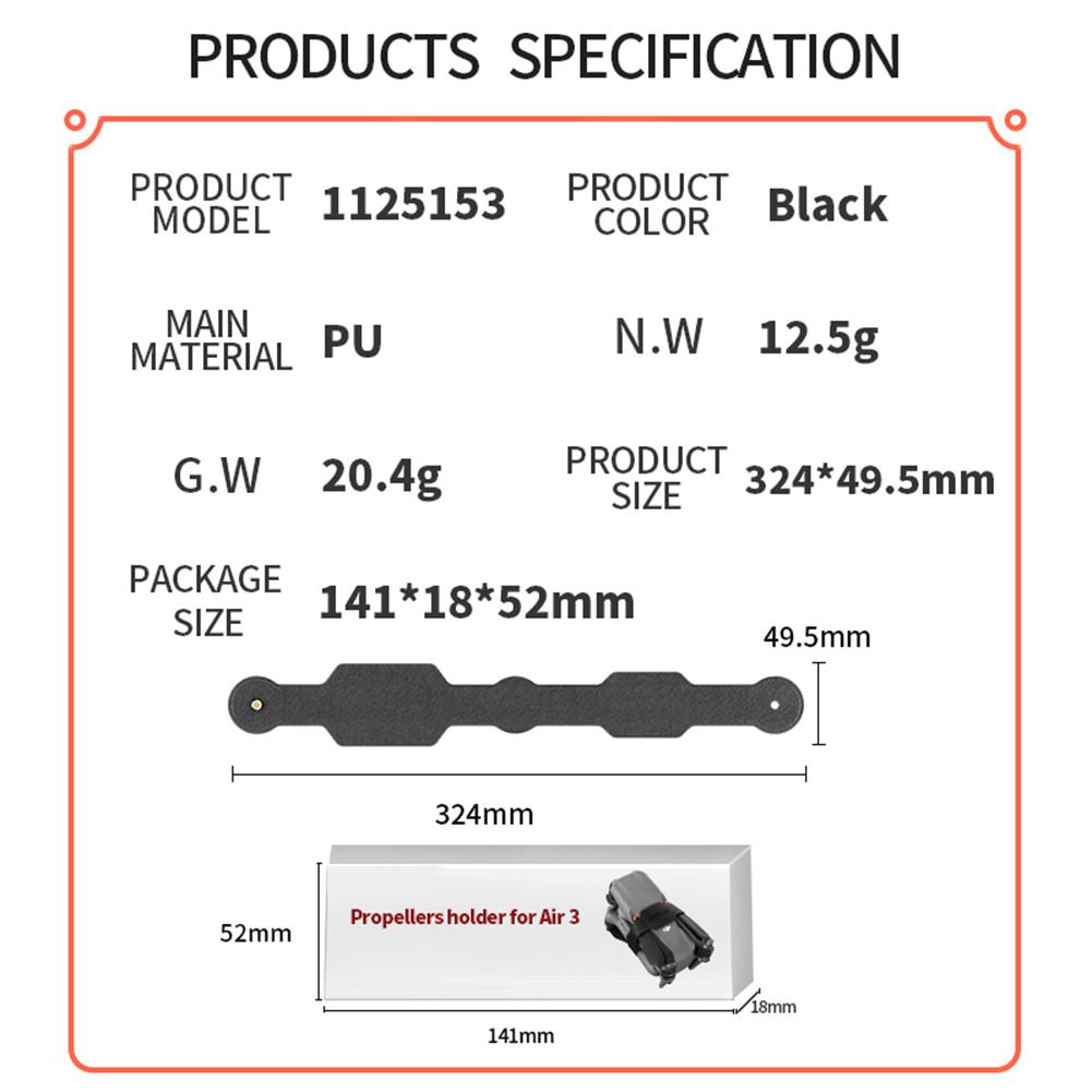 Propeller Holder Compatible For Air 3 Accessories Propeller Guard Strap Stabilizer Drone Replacement Parts