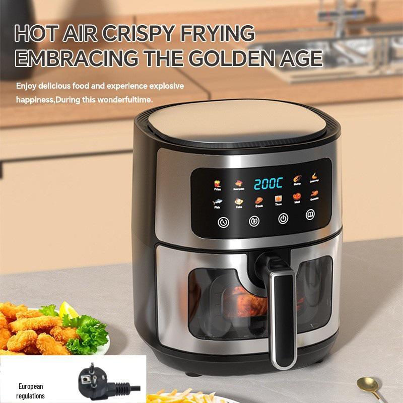 8L Multi-Functional Smart Touch Air Fryer Oven – Large Capacity Electric Fryer & French Fry Maker