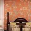 TaoGift Peel and Stick Vintage Floral Wallpaper Self Adhesive Non-Woven Flower Contact Paper Kitchen Bathroom Backsplash Wall Paper Mural Sticker