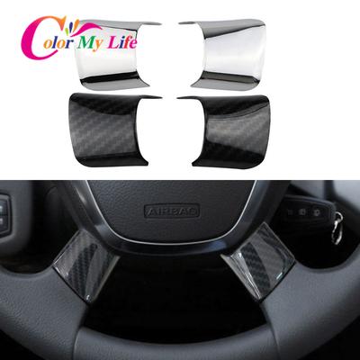 Car Steering Wheel Trim Cover Sticker for Ford Focus 3 MK3 2012-2014 for KUGA Escape 2013-2015 Accessories
