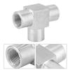 3 Way Pipe Connector BSPP Female Thread Stainless Steel Pipe Fitting Connector1 4in
