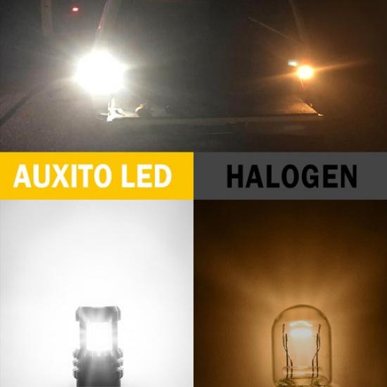 7443 LED Reverse Backup Bulbs Light White For  2018   Ford F150 F250