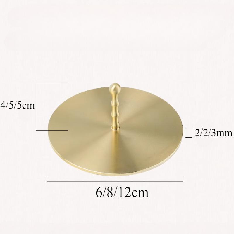 1pc Metal Fragrance Pressure Household Fragrance Ash Leveler Buddhist Hall Supplies Fragrance Board Sacrificial Supplies