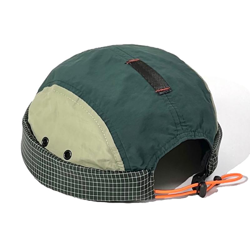 

Waterproof Docker Cap Without Visor Fast Dry Brimless Caps Solid Color Anti-UV Beanie Hat Adjustable Hats For Men Women зелений