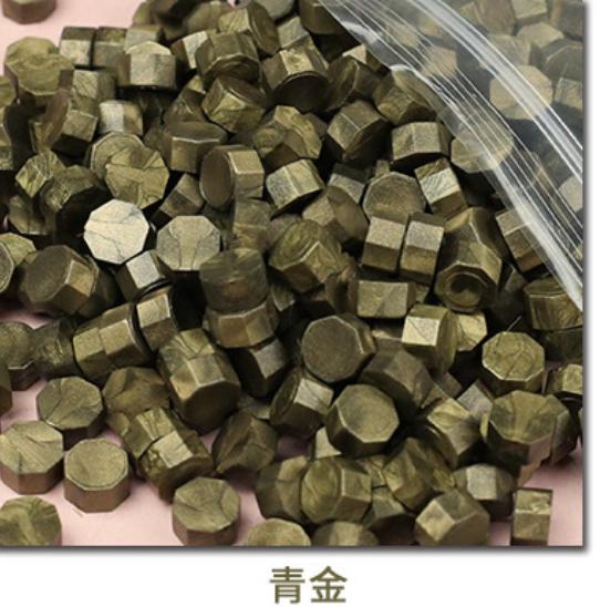 500g Particelle di Ceralacca Vintage Multicolore Ottagonali Smaltate Materiale Pasta di Cera per Diario Fatto a Mano Forniture per Rilievo Fai da Te