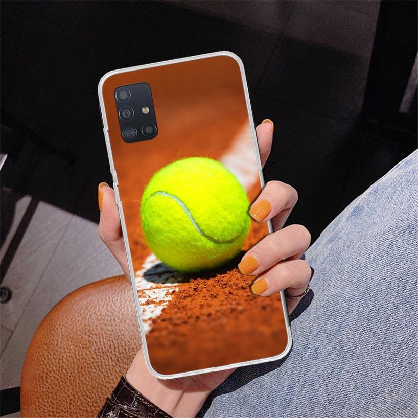 Tennis Sport Phone Case For Samsung Galaxy A52 A32 A22 A12 A51 A31 A50S A30S A20S A10S Note 20 Ultra 10 Plus S10 A72 A71 Galaxy