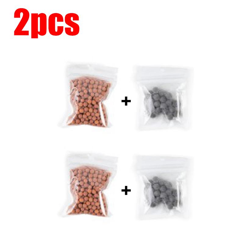 1-3Pcs Filtered Shower Head Bathroom ABS High Pressure Water Saving Spray Handheld Clear Showerheads with Filter Beads